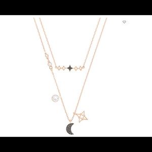 Swarovski Symbolic Moon Star necklace